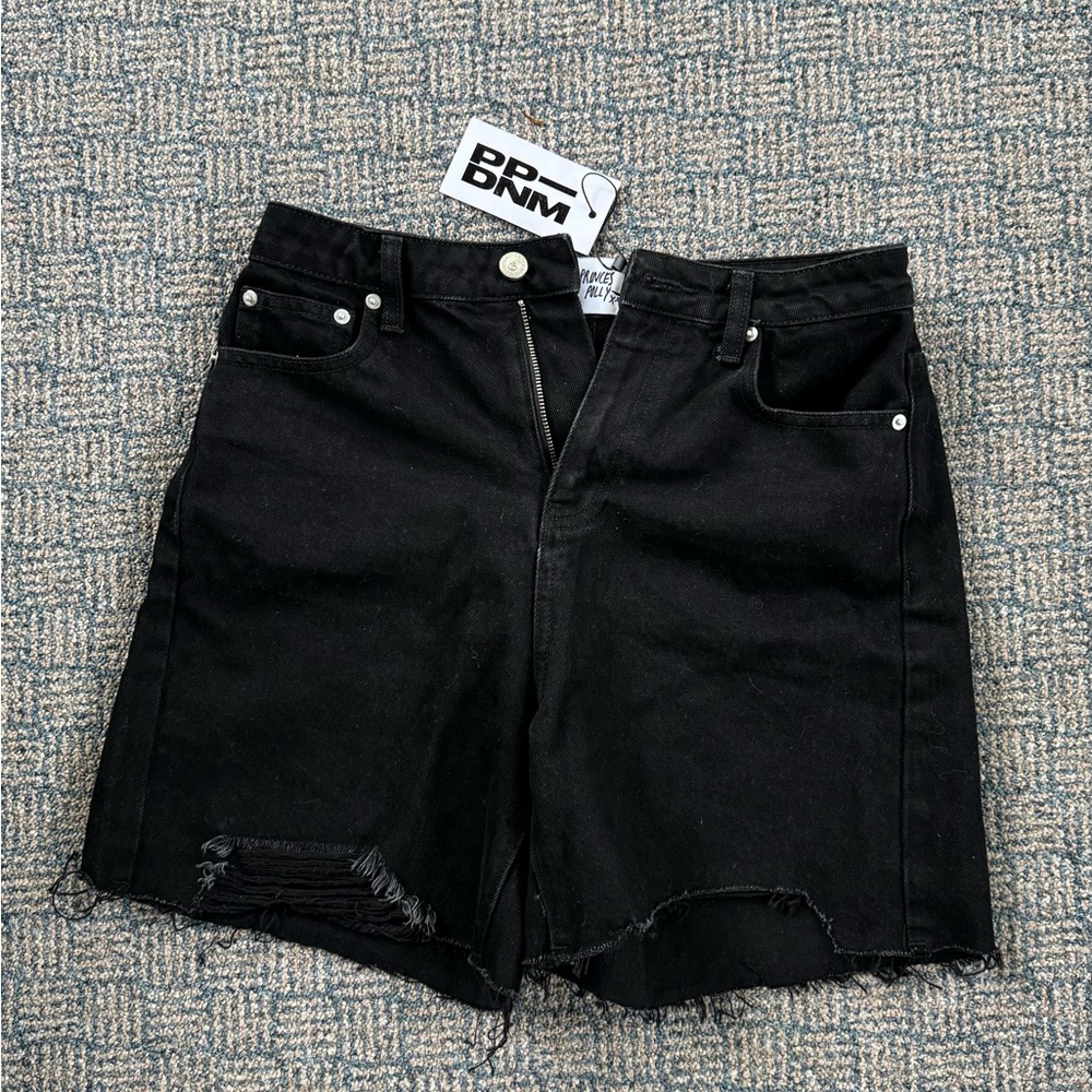 Princess Polly Black Denim Shorts